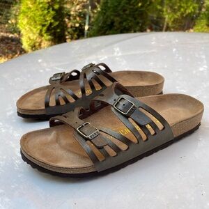 Birkenstock Granada Bronze Sandals Size 37